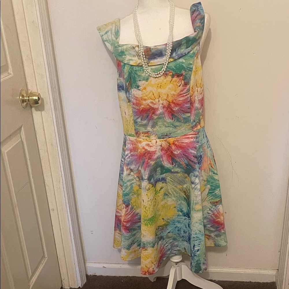 Colorful Floral Dress